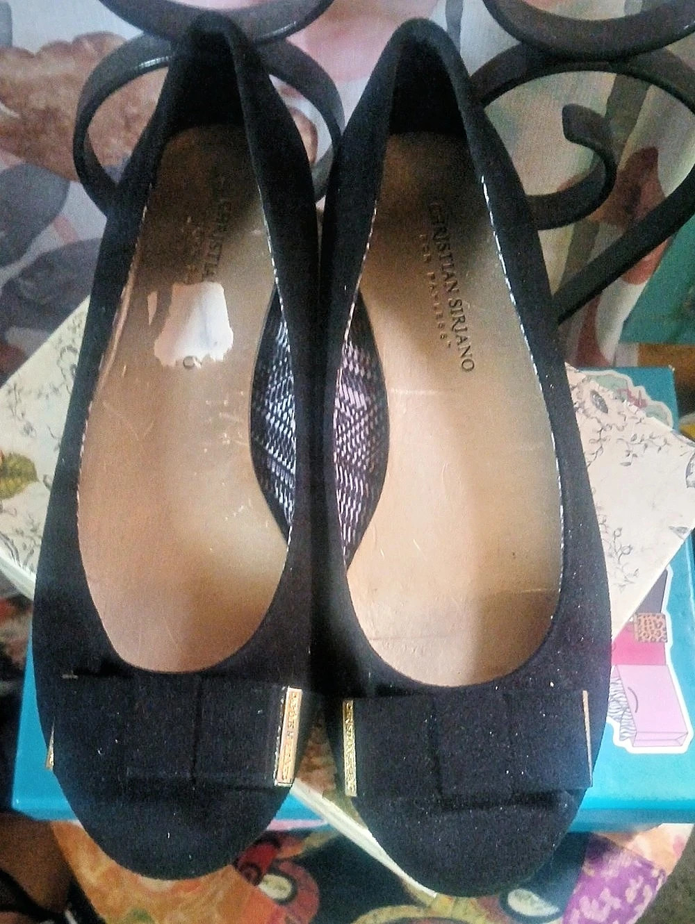 Christian Siriano Black Flats US 8